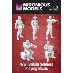 1/72 WWI British Soldiers Playing Music