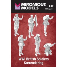 1/72 WWI British Soldiers Surrendering
