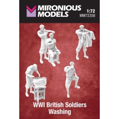1/72 WWI British Soldiers Washing
