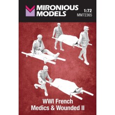 1/72 WWI French Medics and Wounded II