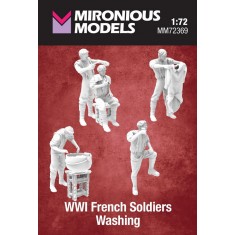 1/72 WWI French Soldiers Washing