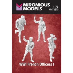 1/72 WWI French Officers I