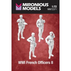 1/72 WWI French Officers II