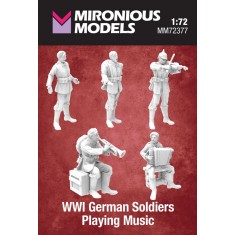 1/72 WWI German Soldiers Playing Music