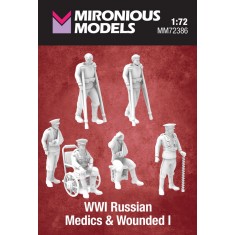 1/72 WWI Russian Medics and Wounded I