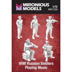1/72 WWI Russian Soldiers Playing Music
