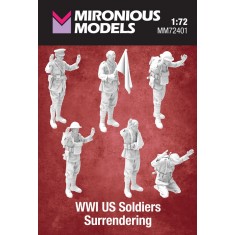1/72 WWI US Soldiers Surrendering