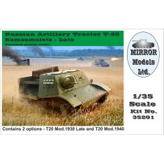 1/35 Russian Artillery Tractor Komsomoletz T-20 Late (Mod.1938 Late / Mod.1940)