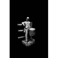 75mm Confederate Drummer Boy, American Civil War (1 figure w/diorama)