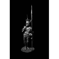 120mm Red Lancer on Campaign (1 figure w/diorama)