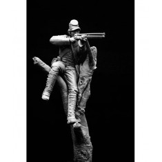 120mm Berdan Sharpshooter, American Civil War (1 figure w/diorama)