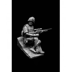 120mm British Sniper, Afghanistan (1 figure w/diorama)