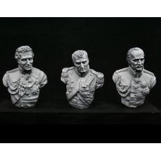 1/9 200mm V-bust Waterloo set - Napoleon, Wellington, Blucher (3 busts)