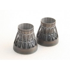 1/48 F-15 C/D/E/K P&W Exhaust Nozzle Set (Closed) for Academy/Revell/GWH kits