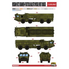 1/72 Russian 9K720 Iskander-M Tactical Ballistic Missile Mzkt Chassis Pre-Painting Kit