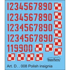 1/144 Polish MiG-21 Insignia Decals