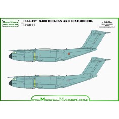 1/144 Belgian and Luxembourg A400 Aircraft Decals