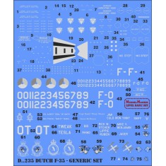 1/32 Dutch F-35A Decal Generic set