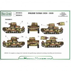 1/35 Polish Tanks Markings 1920-1939 Decal