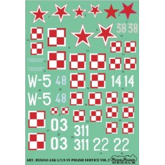1/48 Yak-1/7/9 in Polish service vol.2 (decal)