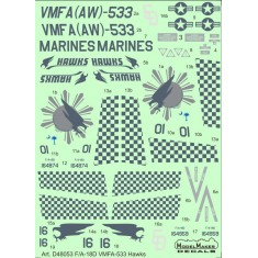 1/48 F/A-18D VMFA-533 Hawks (decal)