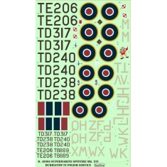1/48 Supermarine Spitfire Mk XVI Bubbletop in Polish service Decals