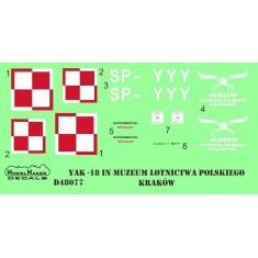 1/48 Yak-18 SP-YYY (decal)