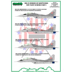 1/48 MiG-29 Heroes of Kosciuszko new paint scheme part I (decal)