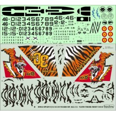 1/48 SPAIN F/A-18 30 YEARS OF ALA 15 - NATO TIGER MEET 2016 for Kinetic (decal)