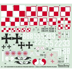 1/48 Polish Albatros D.III (OEF) and Flik 3J Aircraft Decals