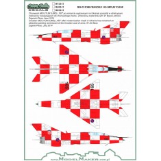 1/48 MiG-21UMD Croatina Display Plane (decal)