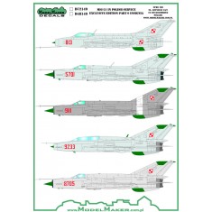 1/48 MiG-21 in Polish service Exclusive Edition part 0 Insignias (decal)