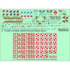 1/48 MiG-21 in Polish service Exclusive Edition part IV (decal)