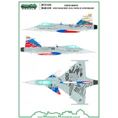 1/48 Czech Gripen 100 Years of Aviation / NTM 2018 Decal for Kitty Hawk/Italieri kit (decal)