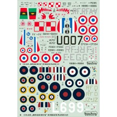 1/48 Jan Donald Duck Zumbach Planes with Resin A-26 Nose (decal)