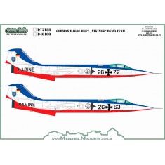 1/48 German F-104G MFG2 Vikings DEMO TEAM (decal)