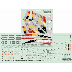 1/48 First Belgian F-16 with 8000 hours (decal)