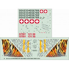 1/48 F/A-18C Switzerland Air Force, NATO Tiger Meet 2023 for Kinetic kit (decal)