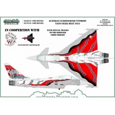 1/48 Austrian Eurofighter Typhoon NATO Tiger Meet 2023 for Revell kit (decal)