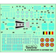 1/72 Belgian F-35 Generic set (decal)