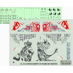 1/48 Czech Gripen 20 Years of service Decals