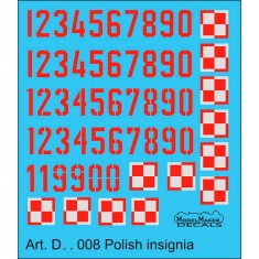 1/72 MiG-21 Polish Insignia (decal)