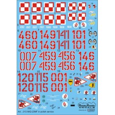 1/72 MiG-23MF in Polish service (decal)