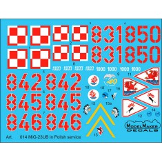 1/72 MiG-23UB in Polish service (decal)
