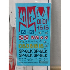 1/72 Yak-23 in Polish service SP-GLK Decal