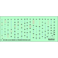 1/72 LiM-1/2/5/6/SBLim-1/2 Polish stencils late (decal)