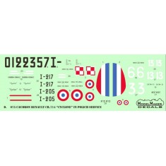 1/72 Caudrone-Renault CR-714 Cyclone in Polish service Decal