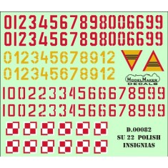 1/72 Su-22 Polish Insignias Decals