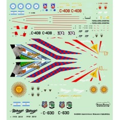 1/72 Argentine Mirage Farewell Scheme Decals