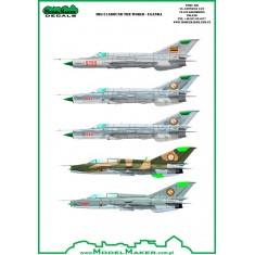 1/72 MiG-21 Around the World- Uganda (decal)
